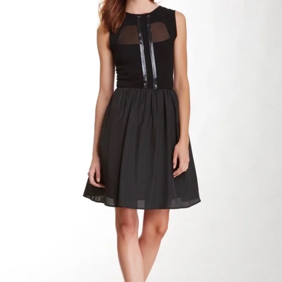 jessica simpson little black dress Jessica Simpson Syd Racer Black Dress Size S MSRP $79.50